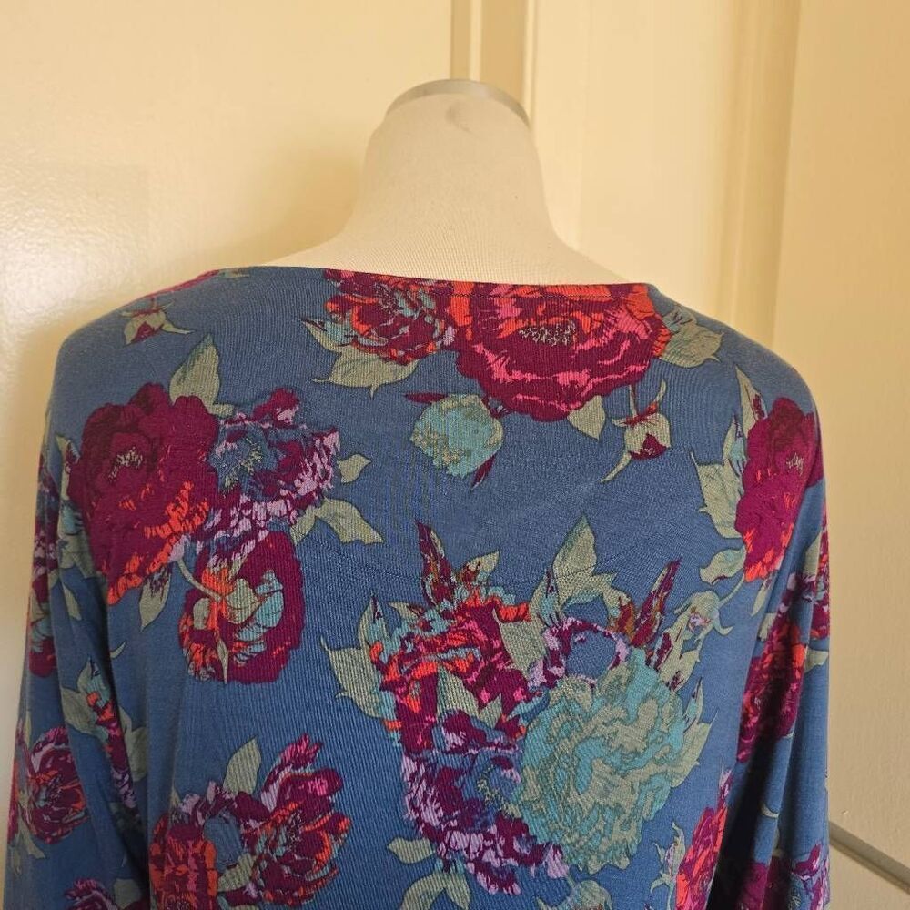 Soft Surroundings A-Line Purple/Blue Maxi Dress, Long Sleeve, EUC, M - Picture 12 of 12